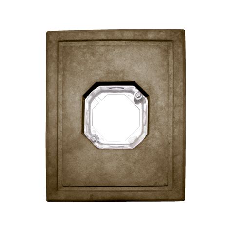 electrical box stone|Stone Veneer Standard Light Electrical Box .